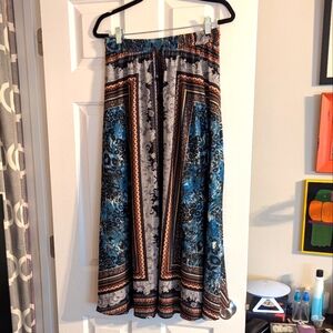 Umgee Boho Maxi Skirt